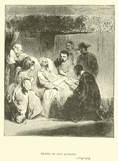 De dood van Don Quichot door John Gilbert